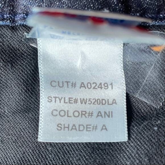 HUDSON DARK WASH CROPPED FLAP POCKET BLUE JEANS SIZE 28 - Picture 8 of 10